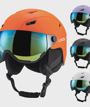 LIXADA Skihelm en Snowboardhelm met Geïntegreerd Vizier voor Dames en Heren