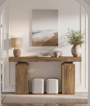 Lange Console Tafel 160 cm Hout - Entree Tafel Achter Bank - SediaXL