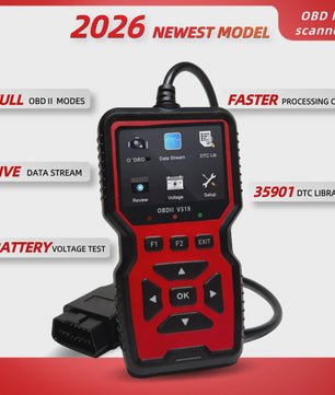 V519 OBD2 Autodiagnose Scanner Tool met Kleurenscherm voor Motorgezondheidscontrole