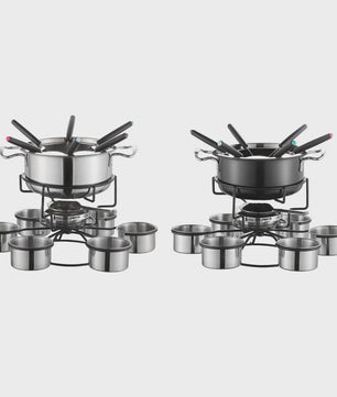 RVS Fondue Set met Kookstel - Ideaal voor Feestdagen, Kamperen en Buiten