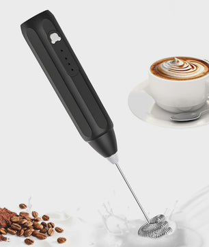 Elektrische Melkopschuimer met 3 Snelheden - USB Oplaadbaar Handheld Klopper