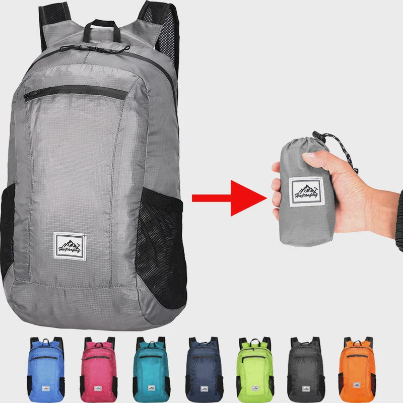 Opvouwbare Rugzak 20L - Ultralicht & Waterafstotend voor Wandelen, Fietsen en Reizen