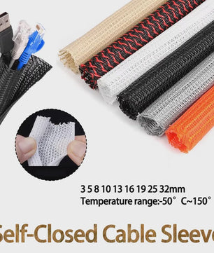 Gevlochten PET Kabel Beschermhoes - 3mm tot 32mm - Draad Organizer