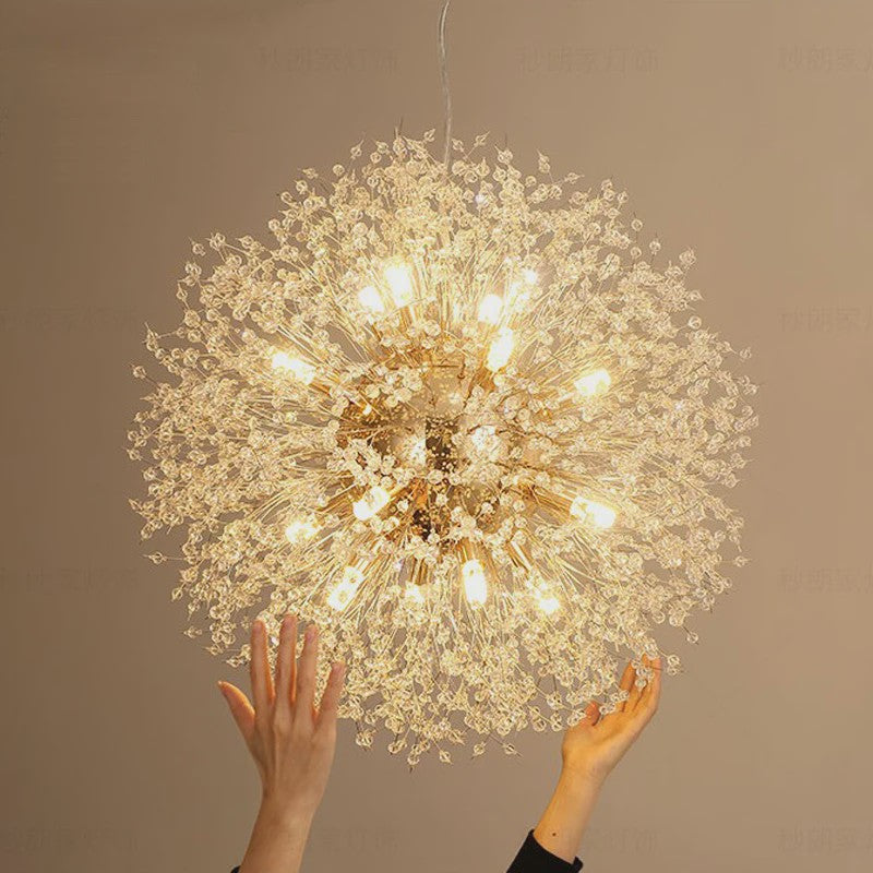 Moderne Bloemvormige LED Hanglamp - Sterrenhemel Effect voor Woonkamer & Eetkamer