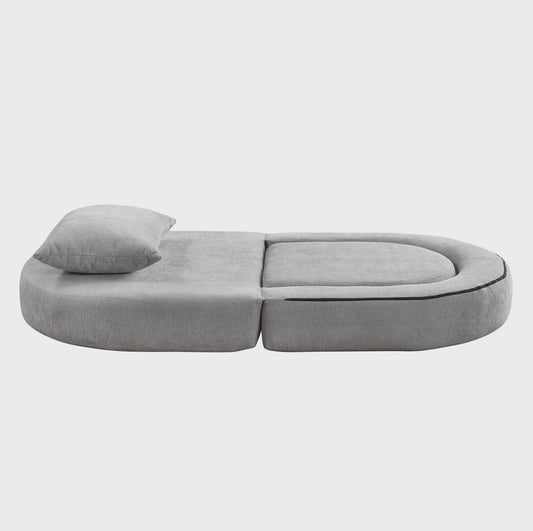 Modulaire Slaapbank Futon Fauteuil met Kussen - Compact en Multifunctioneel