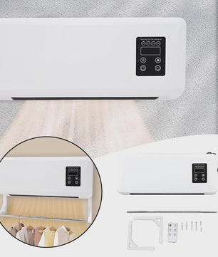 Mini Airco & Verwarming Wandmodel - Draagbaar Koelen & Verwarmen voor Elke Ruimte