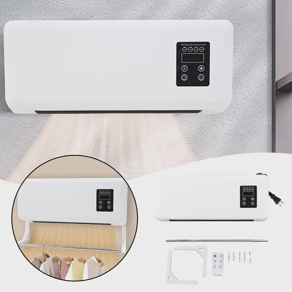 Mini Airco & Verwarming Wandmodel - Draagbaar Koelen & Verwarmen voor Elke Ruimte