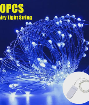 Set van 10x LED Koperdraad Lichtjes - 1m tot 5m - Sfeerverlichting voor Feest, Bruiloft, Kerst & Decoratie