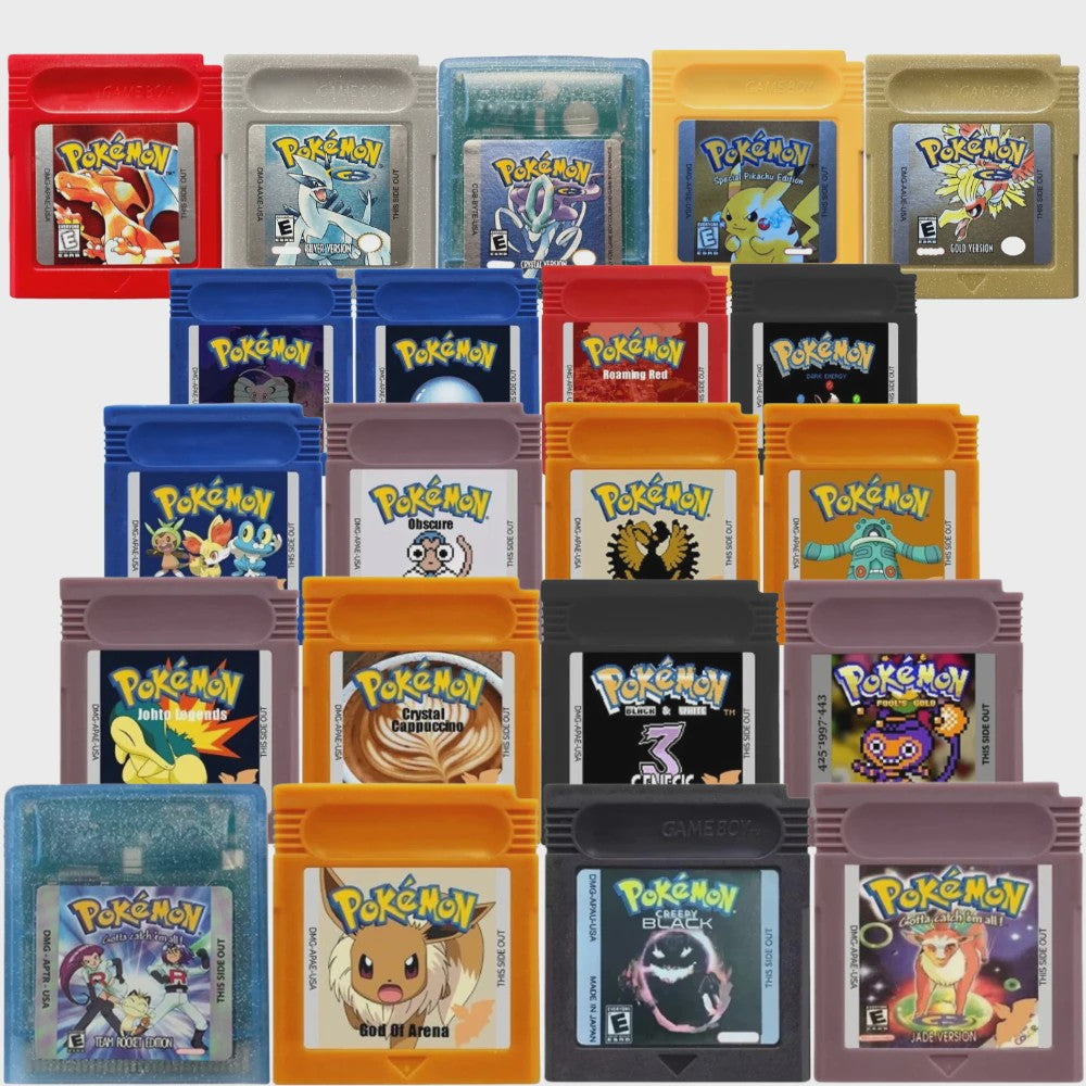 Pokemon Game Boy Color Cartridge - USA Versie (Diverse Stijlen)