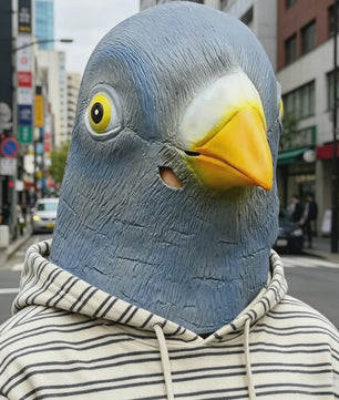 Grappig Duivenmasker - Vogelkop Kostuum voor Feestjes & Halloween