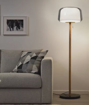 Moderne Glazen Vloerlamp - Stijlvolle Verlichting voor Woonkamer & Slaapkamer