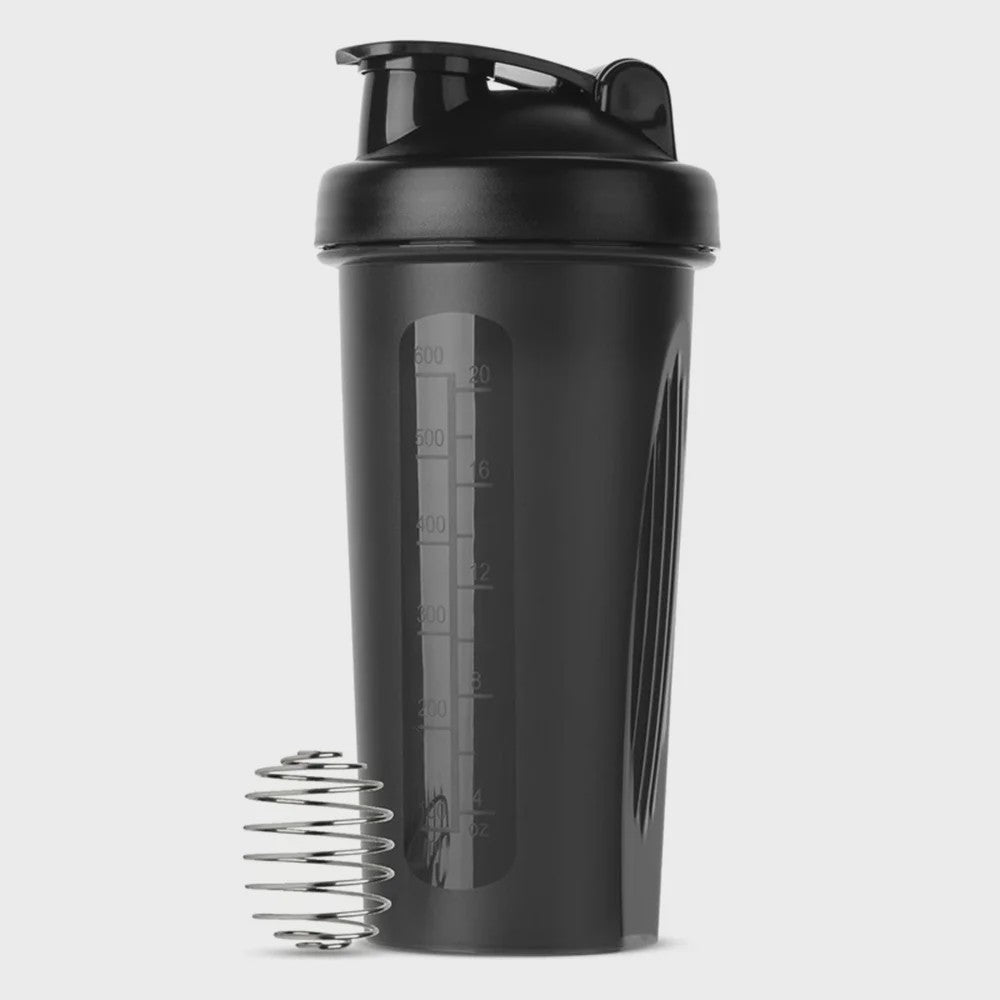 Draagbare Proteïne Shaker Fles 600ml met Garde Bal - Ideaal voor Fitness & Sport