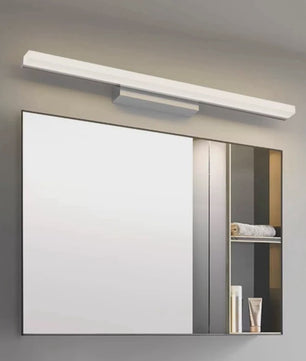 Moderne LED Spiegelverlichting Wandlamp - RVS Zwart/Zilver