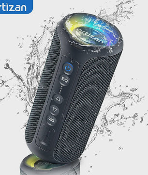 Ortizan X8 Pro Bluetooth Speaker: 40W Krachtig Geluid, IPX7 Waterdicht, RGB Licht & TWS