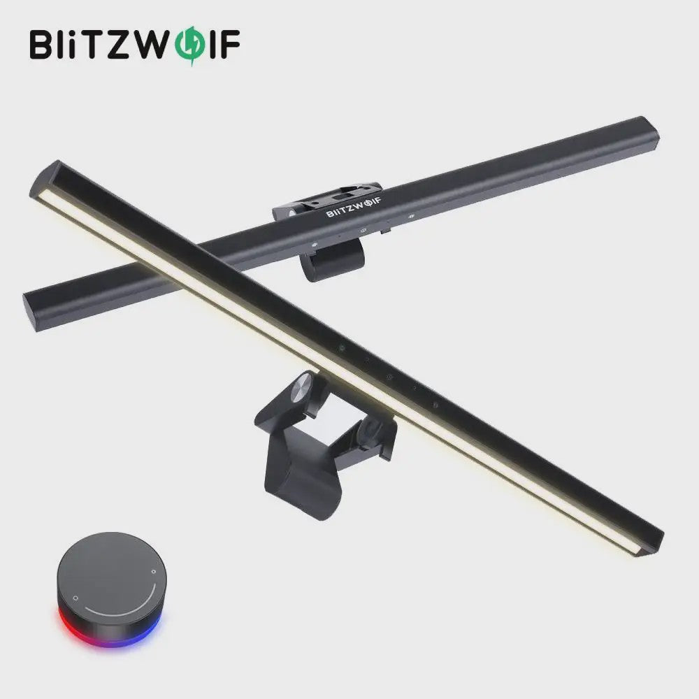 BlitzWolf BW-CML6 RGB Monitor Lamp met Draadloze Afstandsbediening - Stepless Dimming