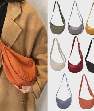 Casual Nylon Hobo Crossbody Tas Dames - Grote Capaciteit Schoudertas voor Reizen