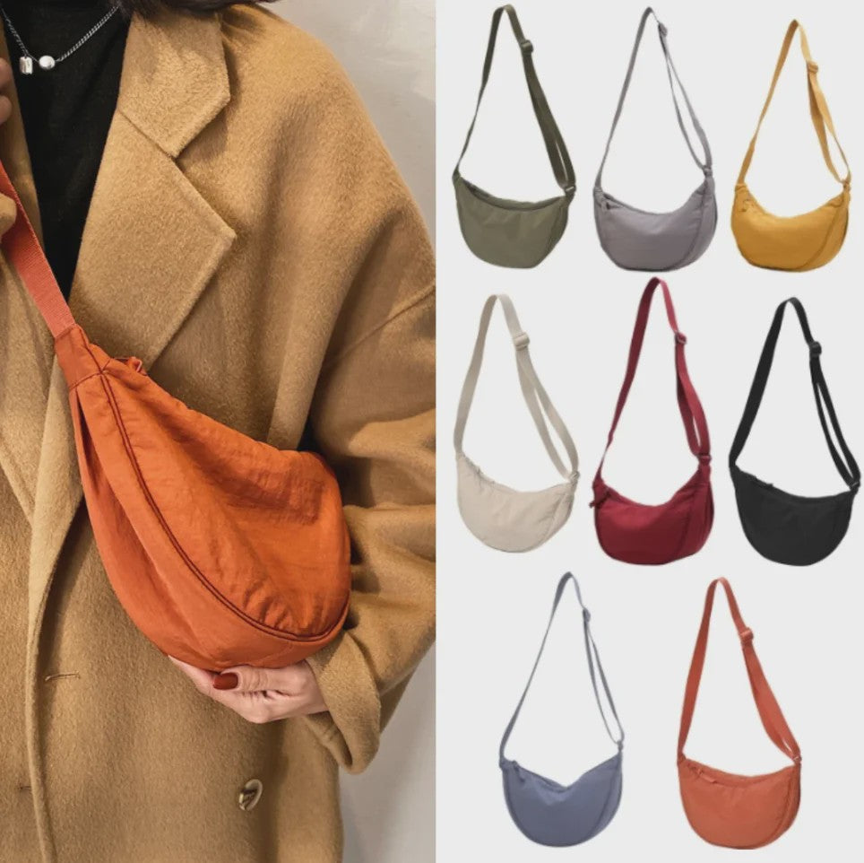 Casual Nylon Hobo Crossbody Tas Dames - Grote Capaciteit Schoudertas voor Reizen