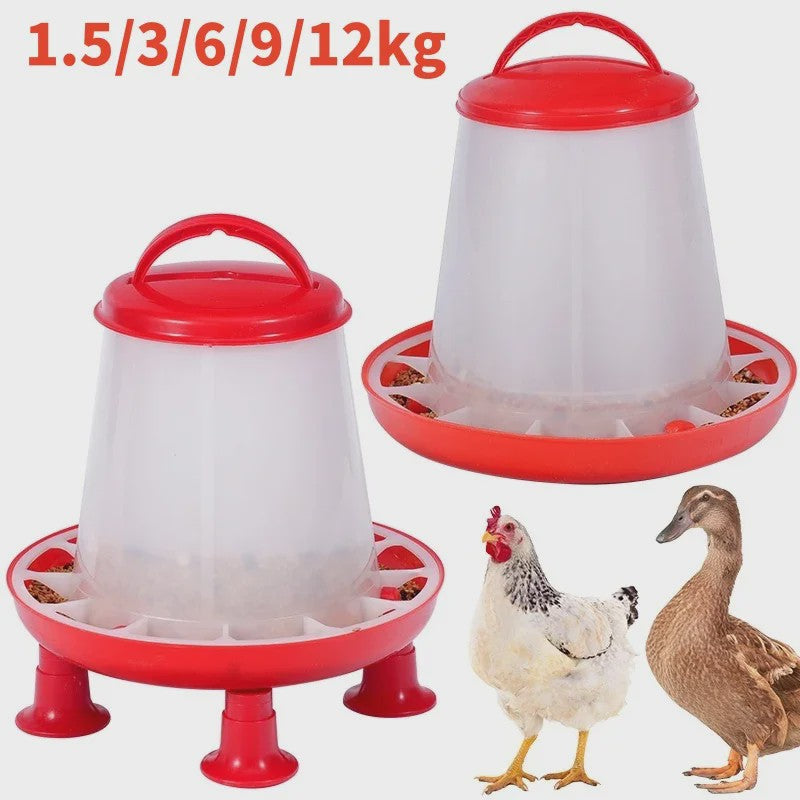 Automatische Kipvoerbak - Verschillende Maten (1.5-12kg) voor Pluimvee