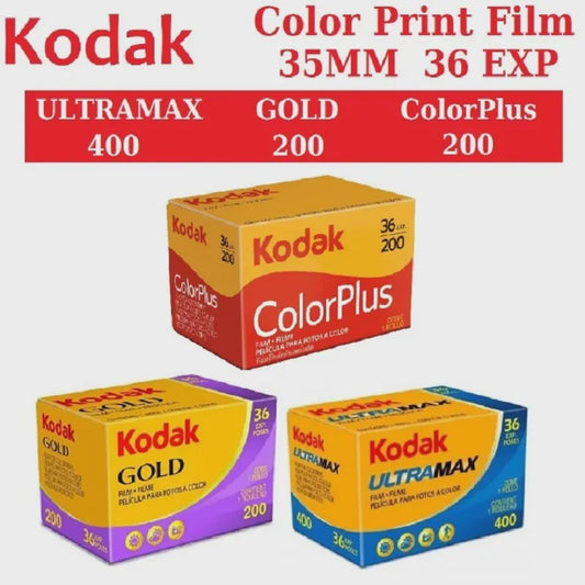 Kodak 35mm Kleurenfilm: ColorPlus 200, UltraMax 400, Gold 200 - 36 Opnames