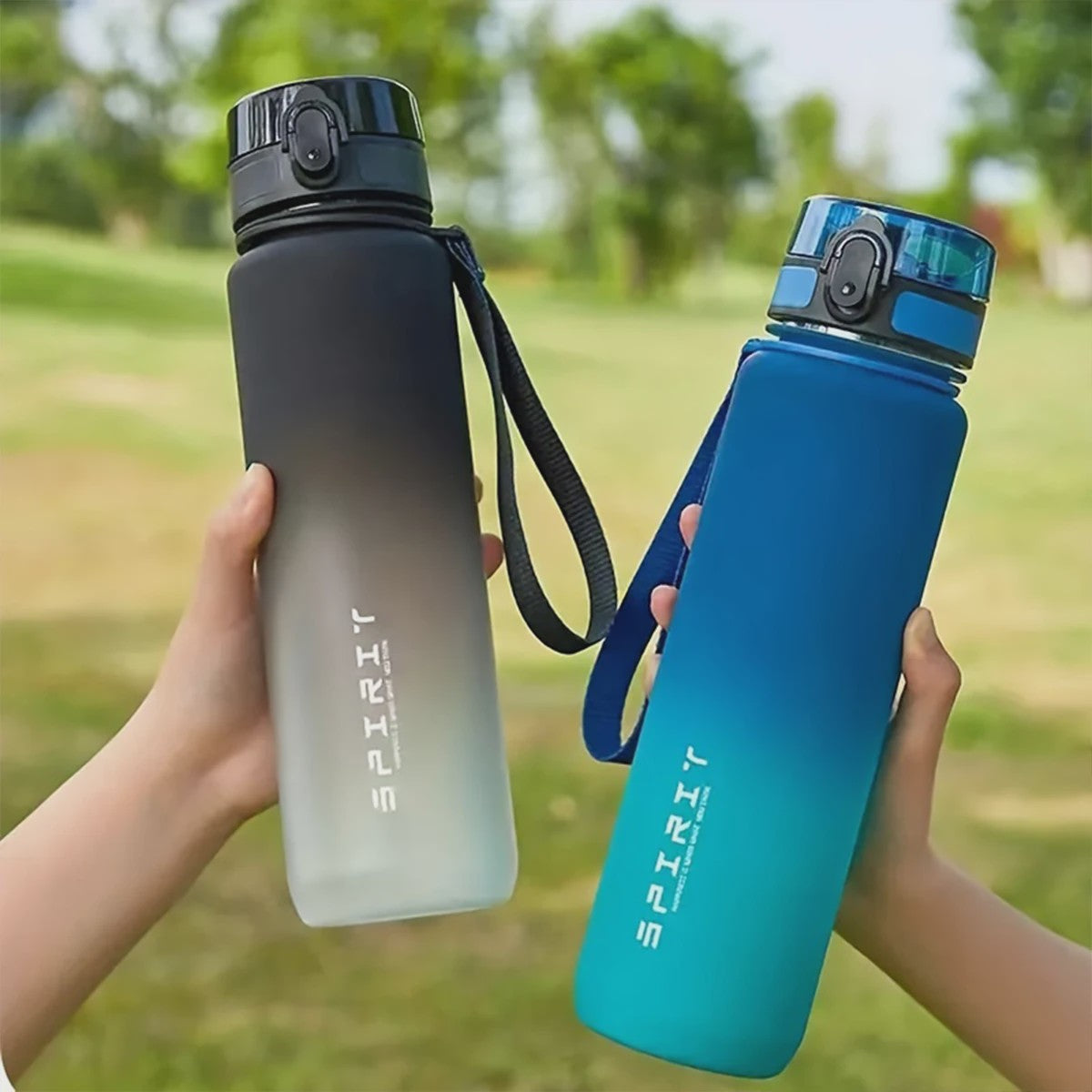 Gradient Waterfles - 1000ml, 750ml, 600ml - Ideaal voor Sport, Outdoor & Cadeau