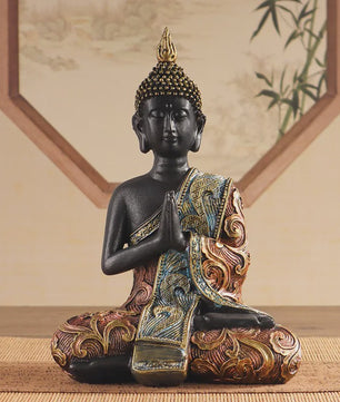 Zittende Boeddha Beeld - Religieus Kunstwerk & Decoratie voor Huis en Kantoor