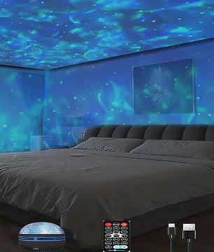 Sterrenhemel Projector met Oceaan Golven - Sfeervolle Nachtlamp voor Slaapkamer & Decoratie