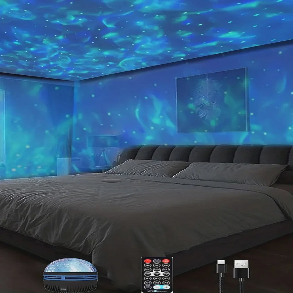 Sterrenhemel Projector met Oceaan Golven - Sfeervolle Nachtlamp voor Slaapkamer & Decoratie