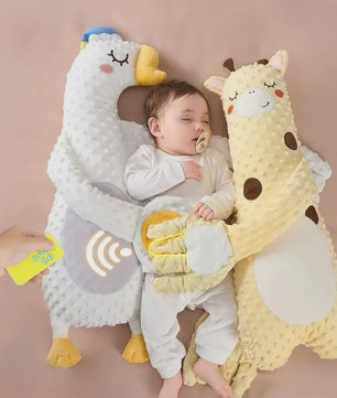 Babyslaapkussen met Afstandsbediening - Zachte Knuffel met Kalmerende Patting Functie