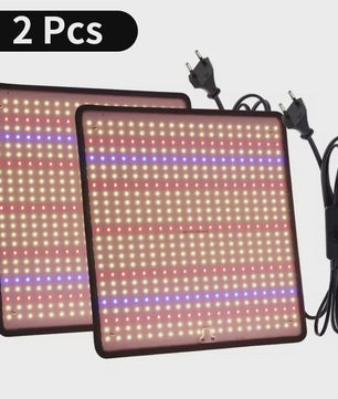 2x LED Groeilamp Full Spectrum 1200W - Professionele Kweekverlichting voor Binnen