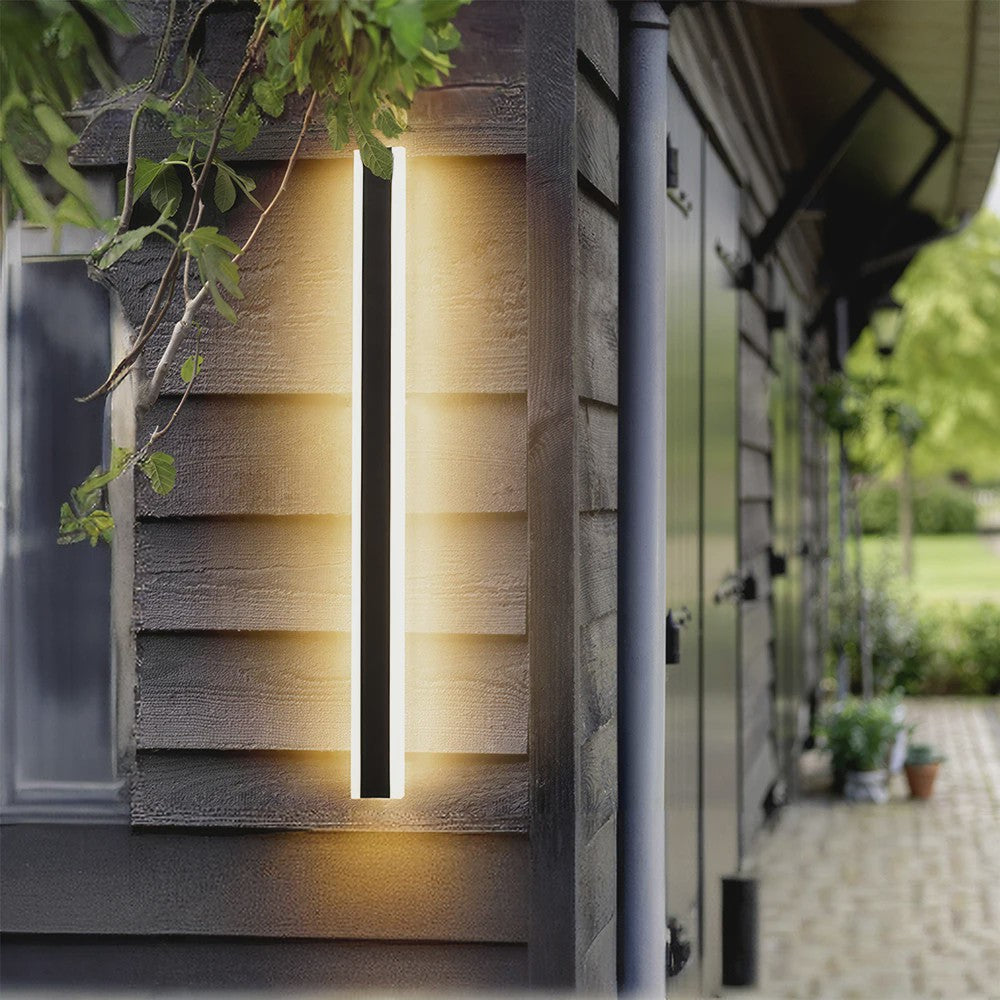Moderne LED Wandlamp Buiten - Waterdicht IP65, Dimbaar met Afstandsbediening - Villa & Tuin Verlichting