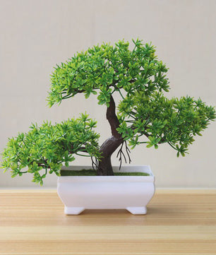 Kunst Bonsai Boom Potplant - Decoratieve Kunstplant voor Huis, Kantoor & Tuin