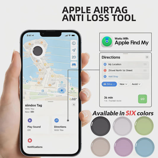 Slimme GPS Tracker Tag - Anti-diefstal & Verlies Locator voor Sleutels, Fietsen, Huisdieren & Meer