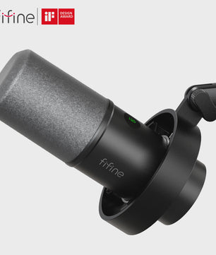 FIFINE K688 XLR & USB Dynamische Microfoon met Monitoring en Gain Control