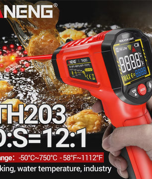 ANENG TH203 Infrarood Thermometer -50°C tot 600°C Contactloze Pyrometer