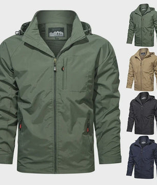 Waterdichte Heren Outdoor Jas - Ademend & Winddicht voor Camping, Vissen en Wandelen