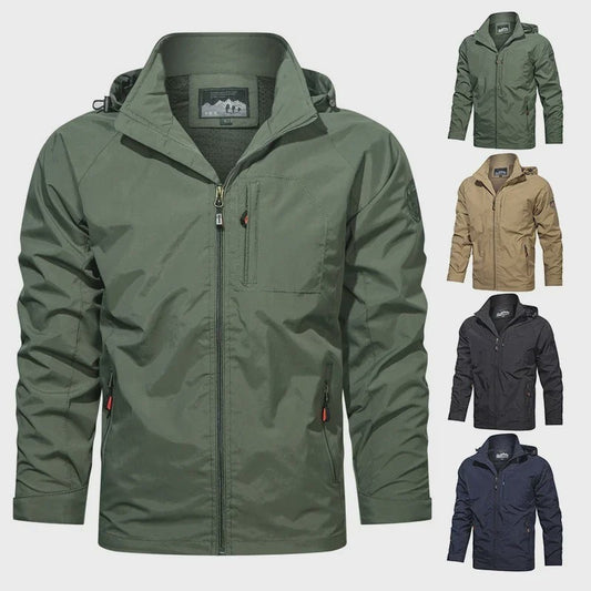 Waterdichte Heren Outdoor Jas - Ademend & Winddicht voor Camping, Vissen en Wandelen