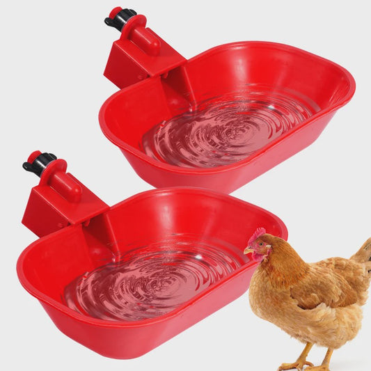 Automatische Drinkbak voor Kippen, Eenden en Ganzen - Set van 3/6/10 Stuks