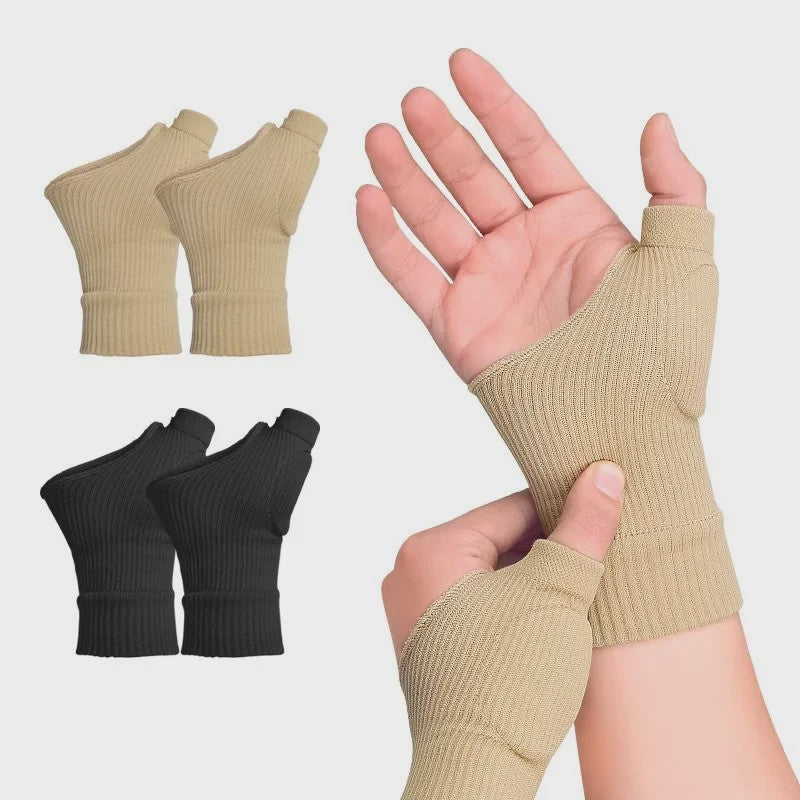 Comfortabele Vingerloze Handschoenen voor Pols- en Duimondersteuning - Ideaal voor Sport en Dagelijks Gebruik