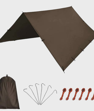 Waterdichte Tarp 3x3m - Veelzijdige Kampeerluifel & Schuilplek