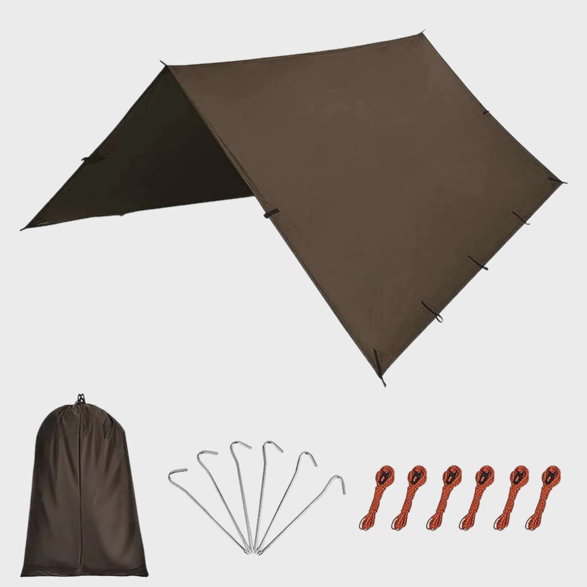 Waterdichte Tarp 3x3m - Veelzijdige Kampeerluifel & Schuilplek