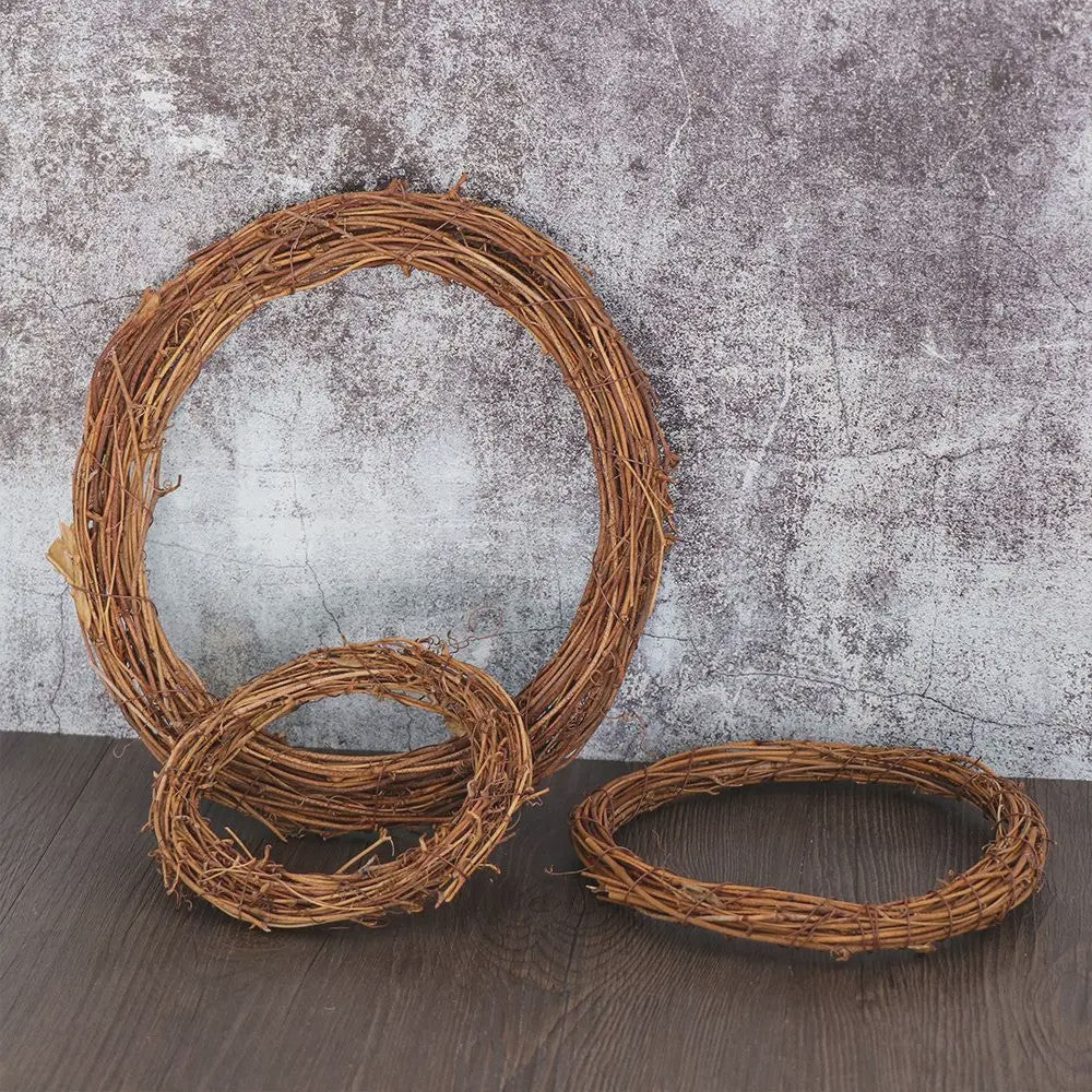 Natuurlijke Rotan Krans - 8-30cm - Kerst, Feest & Decoratie