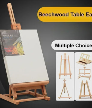 Draagbare Houten Tafel Ezel - Verstelbaar Atelier Ezel voor Schilderen & Tekenen