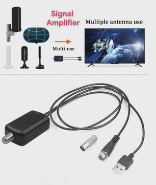 4K HD TV Antenne Versterker Signaal Booster - Verbeter Ontvangst & Stabiliteit