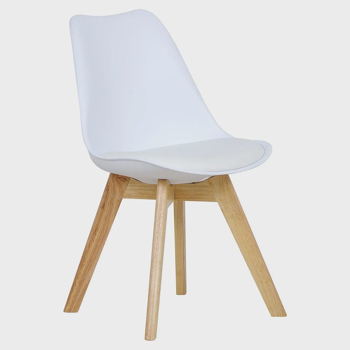 Retro Design Keukenstoel met Comfortabel Kussen - Set van 2