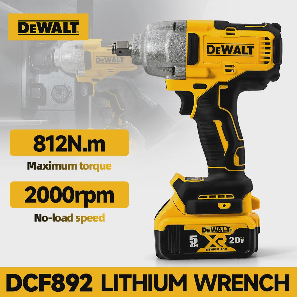 Dewalt DCF892 Accu Slagmoersleutel 20V - Krachtige 812 Nm Borstelloze Slagmoer Dopmachine