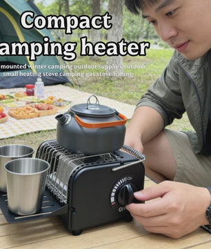 Compacte Draagbare Camping Gas Kachel & Verwarming - Multifunctioneel
