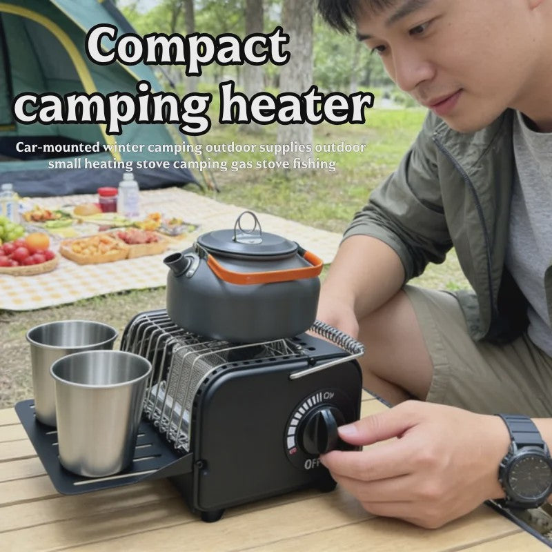 Compacte Draagbare Camping Gas Kachel & Verwarming - Multifunctioneel
