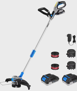 DEKOPRO 2-in-1 Accu Grastrimmer & Bosmaaier - 20V, 30cm, 2 Batterijen
