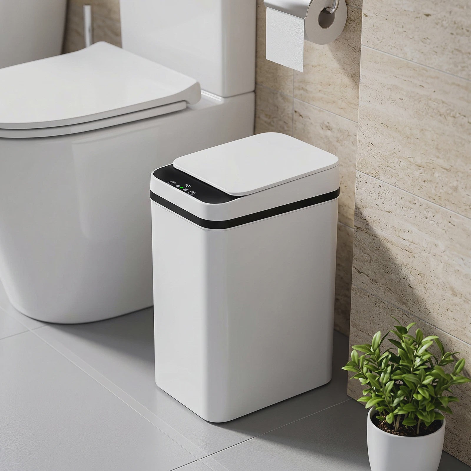 12L Slimme Sensor Prullenbak - Geurvrij & Hygiënisch met Bewegingssensor