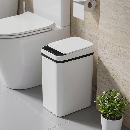 12L Slimme Sensor Prullenbak - Geurvrij & Hygiënisch met Bewegingssensor